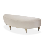 Bed Bench Moonlight Finish Eclipse Collection By Michael Amini & Kathy Ireland Home Designs