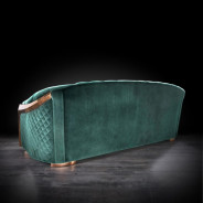 Massimo Rose Gold & Dark Green 2 Pc Sofa Set By Roberto Grassie