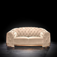 Massimo Rose Gold & Taupe 2 Pc Sofa Set By Roberto Grassie