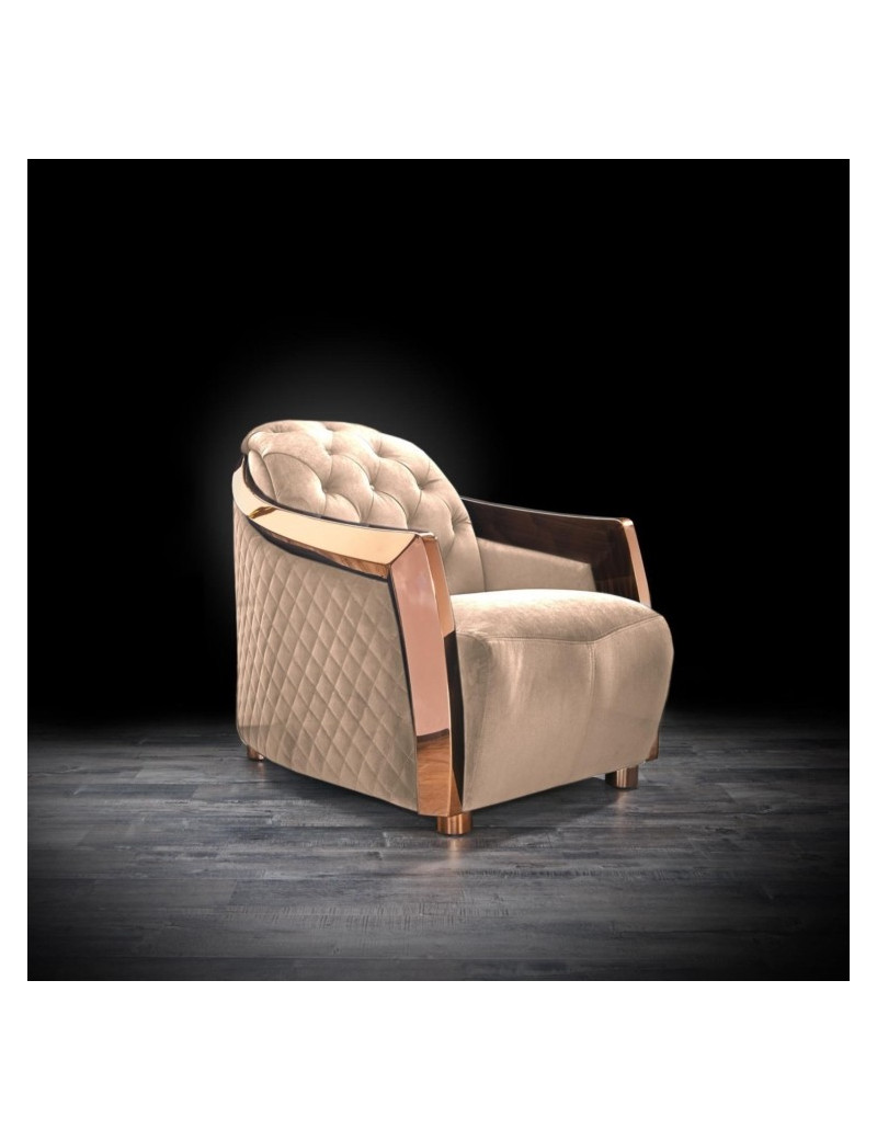 Massimo Rose Gold & Taupe 2 Pc Sofa Set By Roberto Grassie