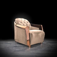 Massimo Rose Gold & Taupe 2 Pc Sofa Set By Roberto Grassie