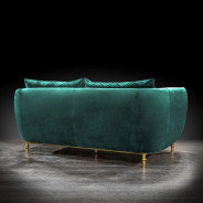 Cerchio Gold 2 Pc Sofa Set | Dark Green By Roberto Grassie