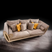 Cerchio Gold 2Pc Sofa Set | Taupe By Roberto Grassie