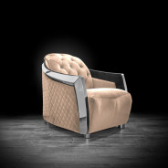 Massimo Silver 2PC Sofa Set | Taupe By Roberto Grassie