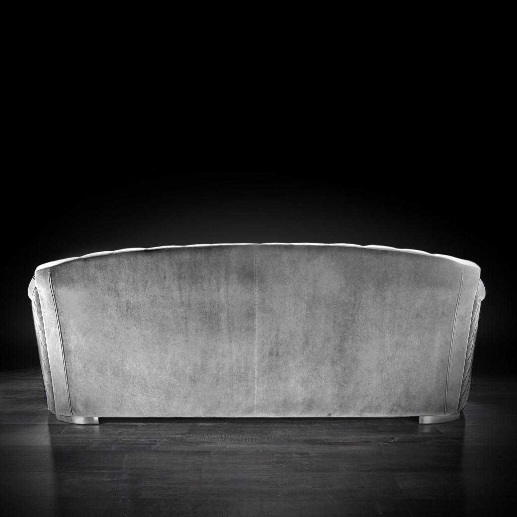Massimo Silver & Gray 2 Pc Sofa Set By Roberto Grassie