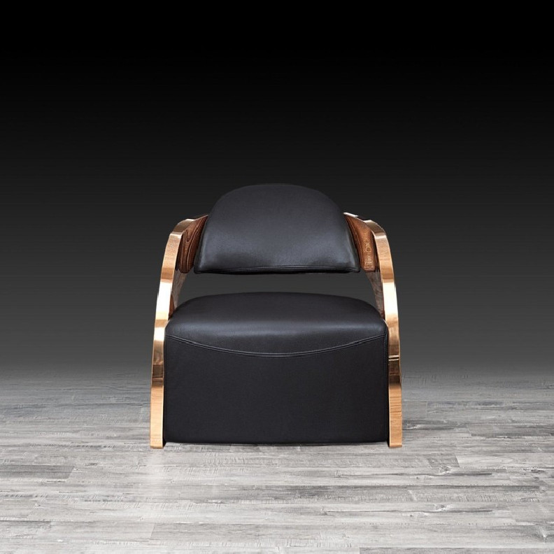 Zetta RG Accent Chair | Black By Roberto Grassie