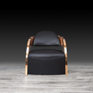 Zetta RG Accent Chair | Black By Roberto Grassie