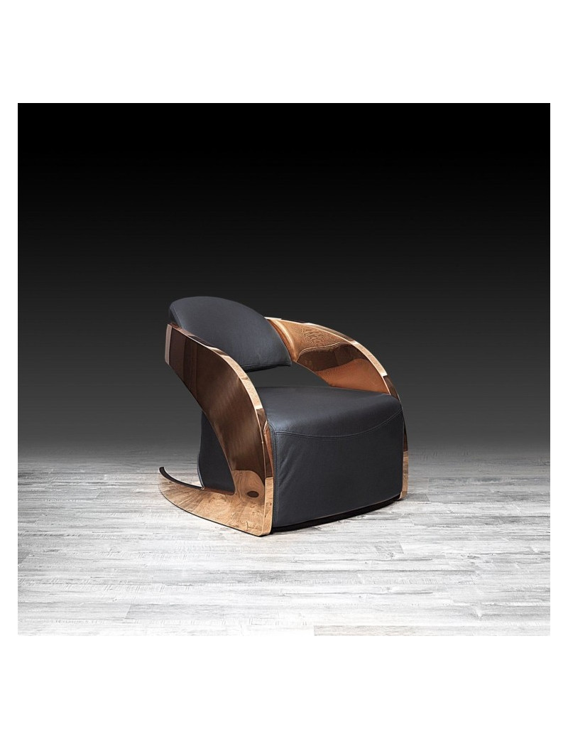 Zetta RG Accent Chair | Black By Roberto Grassie