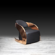 Zetta RG Accent Chair | Black By Roberto Grassie