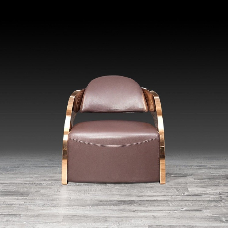 Zetta RG Accent Chair | Brown By Roberto Grassie