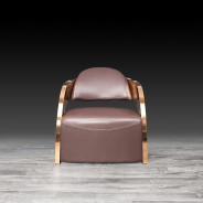 Zetta RG Accent Chair | Brown By Roberto Grassie