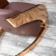 Zetta RG Accent Chair | Brown By Roberto Grassie