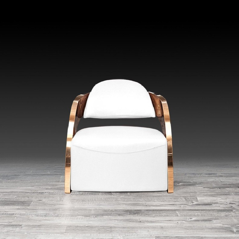 Zetta RG Accent Chair | White By Roberto Grassie