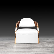 Zetta RG Accent Chair | White By Roberto Grassie