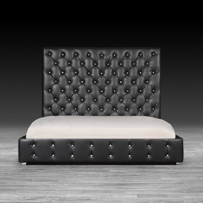 Elegant Cr Black Modern Bed By Roberto Grassie