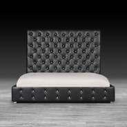 Elegant Cr Black Modern Bed By Roberto Grassie