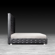 Elegant Cr Black Modern Bed By Roberto Grassie