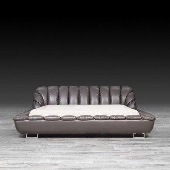Cloud Gray Modern Bed By Roberto Grassie