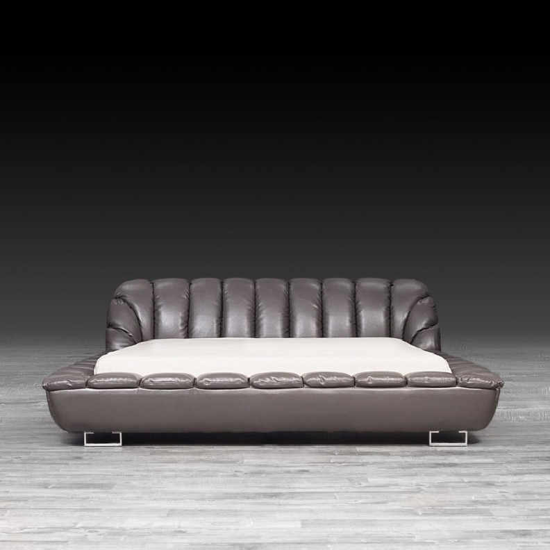 Cloud Gray Modern Bed By Roberto Grassie
