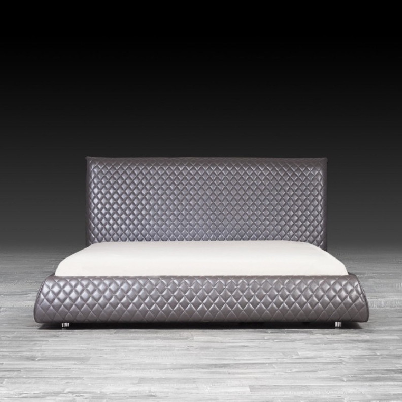 Elisse Modern Gray Bed By Roberto Grassie