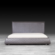 Elisse Modern Gray Bed By Roberto Grassie