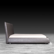 Elisse Modern Gray Bed By Roberto Grassie