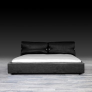 Nick Black Stylish Bed By Roberto Grassie