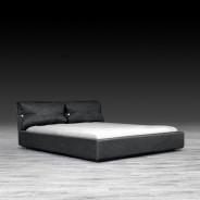 Nick Black Stylish Bed By Roberto Grassie