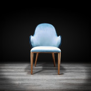 Gia Rose Gold Dining Chair By Roberto Grassie