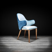 Gia Rose Gold Dining Chair By Roberto Grassie