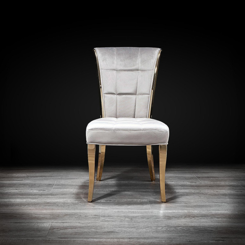Alanso Gold Dining Chair By Roberto Grassie