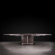 St Tropez Lacquered Dining Table / Gray By Roberto Grassie