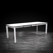 Natalia Rectangular Extendable Table | Matt White By Roberto Grassie
