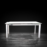 Natalia Rectangular Extendable Table | Matt White By Roberto Grassie