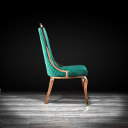 Milano Rose Gold Dining Chair By Roberto Grassie