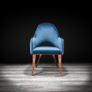 Alegra Rose Gold Dining Chair By Roberto Grassie