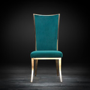 Massimo Rose Gold Dining Chair By Roberto Grassie