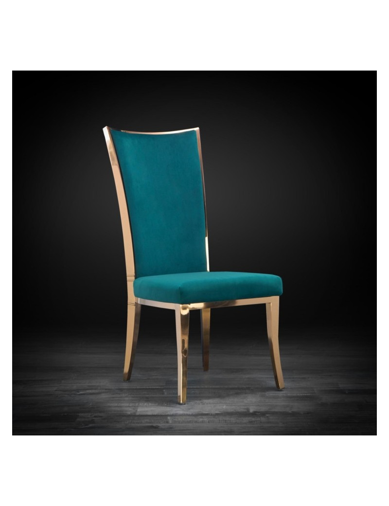 Massimo Rose Gold Dining Chair By Roberto Grassie