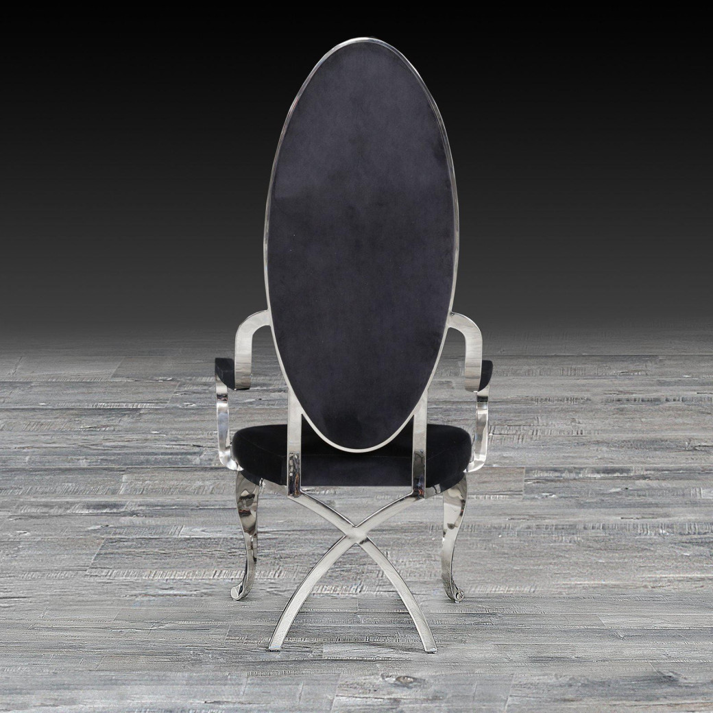 Wonderland Silver Dining Chair By Roberto Grassie