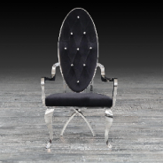Wonderland Silver Dining Chair By Roberto Grassie