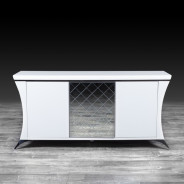 Aliosso Lacquered Buffet White Finish BY Roberto Grassie