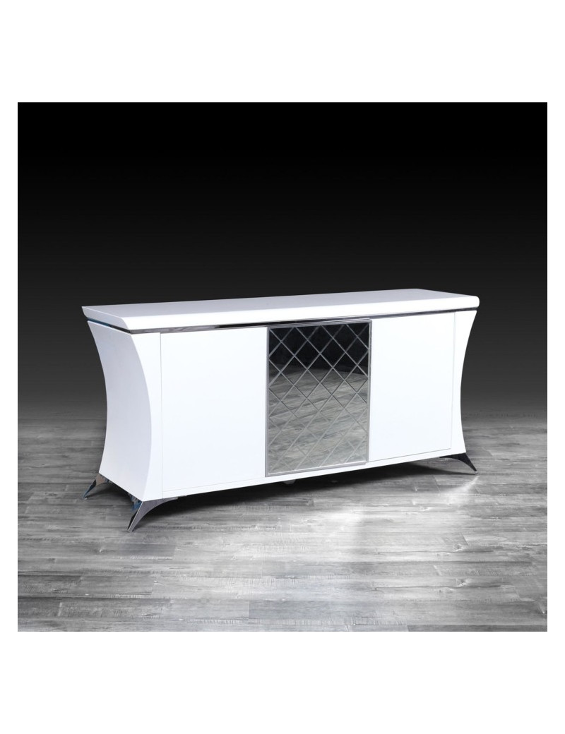 Aliosso Lacquered Buffet White Finish BY Roberto Grassie
