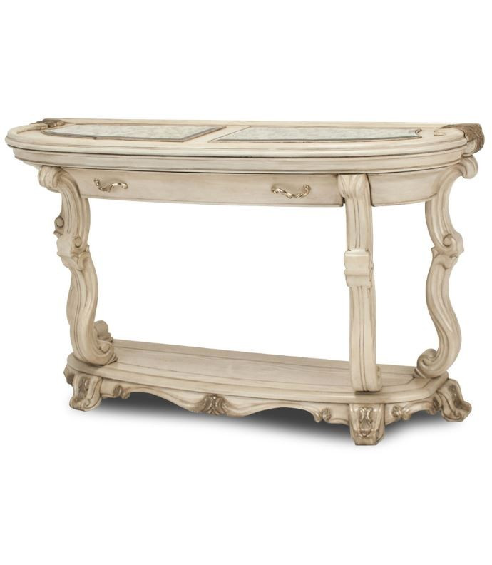 Console Table Platine De Royale Champagne Collection By Michael Amini