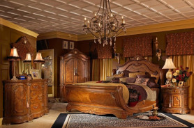 Cortina Collection Queen Bed Set by Michael Amini.NF65011-28
