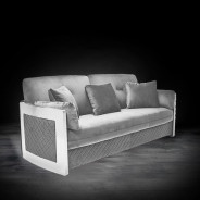 Adagio Silver / Gray 2 Pc Sofa Set By Roberto Grassie