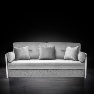 Adagio Silver / Gray 2 Pc Sofa Set By Roberto Grassie