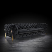 Regina Black 2 Pc Sofa Set By Roberto Grassie