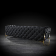 Regina Black 2 Pc Sofa Set By Roberto Grassie