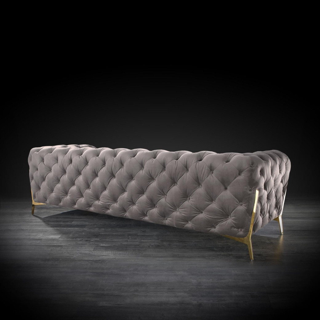 Regina Dark Gray 2 Pc Sofa Set By Roberto Grassie