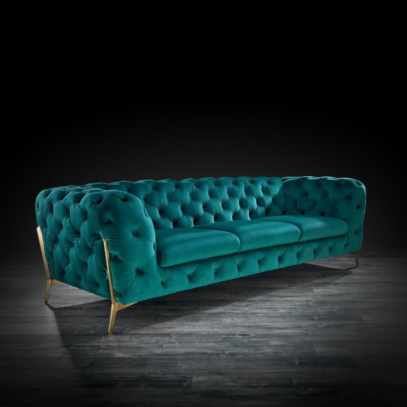 Regina Dark Green 2 Pc Sofa Set By Roberto Grassie